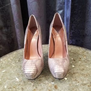 Vince Camuto Korsi Snake Skin Platform Heels